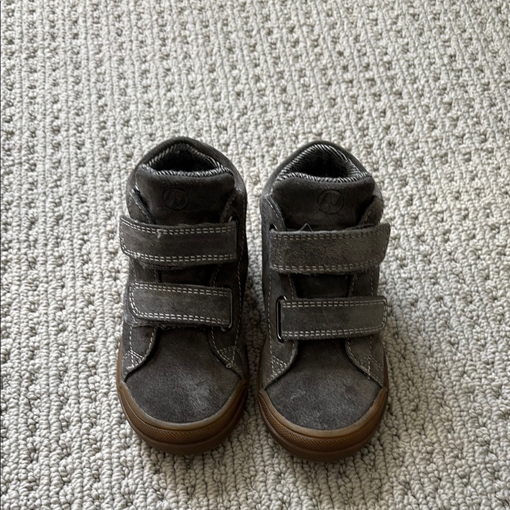 Naturino Gray Kids Boots with Velcro